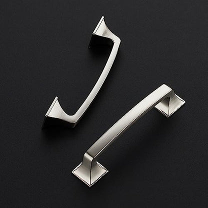 30 Pack Kitchen Cabinet Handles 3-3/4 Inch Brushed Nickel Cabinet Pulls - color: Brushed Nickel, size: 3-3/4 Inch Hole Centers