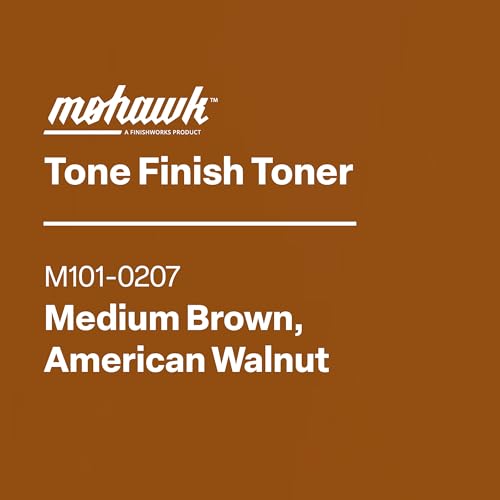 Mohawk Tone Finish Toner Medium Brown American Walnut - color: Medium Brown American Walnut, size: 1 Count (Pack of 1)