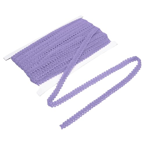 MECCANIXITY Gimp Braid Trim 1/2" x 14 Yards Polyester, Light Purple - color: Light Purple