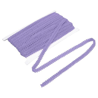 MECCANIXITY Gimp Braid Trim 1/2" x 14 Yards Polyester, Light Purple - color: Light Purple