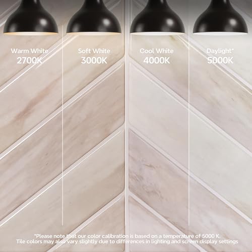 STICKGOO Herringbone Peel and Stick Backsplash, Blush Beige Wood, 10 Sheets - color: Blush Beige Wood, size: Pack of 10