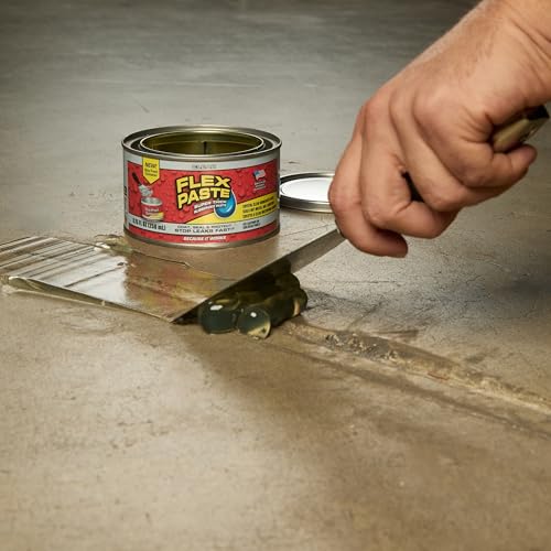 Flex Paste Rubberized Waterproof Sealant Paste, Clear, Half-Quart - size: Half-Quart