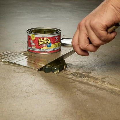 Flex Paste Rubberized Waterproof Sealant Paste, Clear, Half-Quart - size: Half-Quart