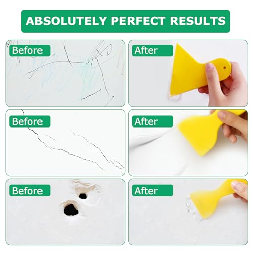 Drywall Repair Kit, 3 Pack Wall Repair Paste, Wall Mending Agent,Wall Surface Hole Fill Quick and Easy Solution