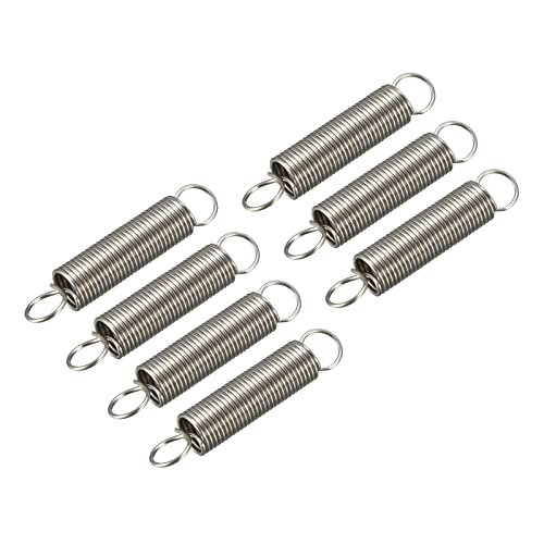 METALLIXITY Extension Spring (0.4x4x20mm/0.016"x0.16"x0.79") 15Pcs, Stainless Steel Tension Spring Wire - for Home Repair Construction Machinery - size: 0.016"x0.16"x0.79"