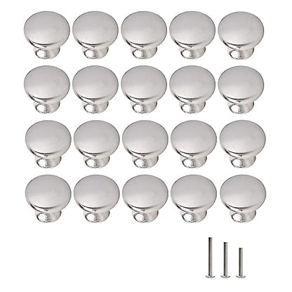 Satin Brushed Nickel Cabinet Knobs 20 Pack Kitchen Drawer Knob - color: Brushed Nickel, size: 20