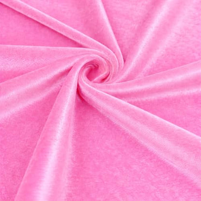 Barcelonetta | Stretch Velvet Fabric | Luxury & Soft | Velvet Fabric | 60" Wide Roll | 10% Spandex | Sewing, Apparel, Upholstery (Candy Pink, 1 Yard) - color: Candy Pink, size: 1 Yard