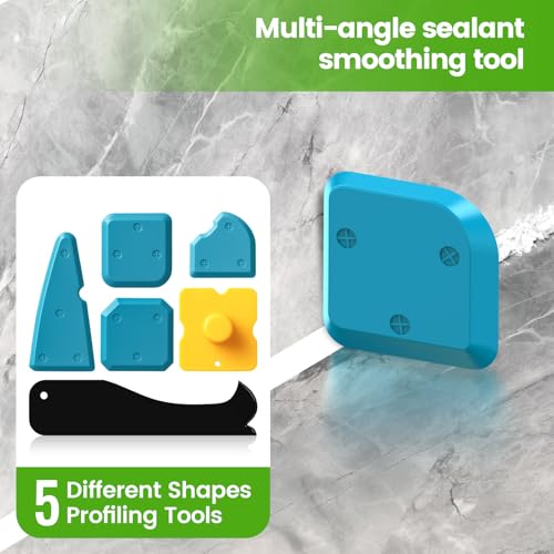 Silicone Caulking Tool Kit-3 in 1 Caulk Tool, Caulk Remover Tool - style: Classic Set