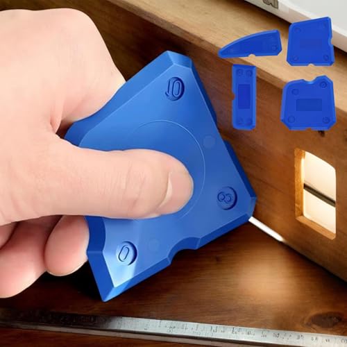 4 Pcs Silicone Caulking Tool Set for Grout Removal and Sealant Smoothing in Bathroom Kitchen Window Edges