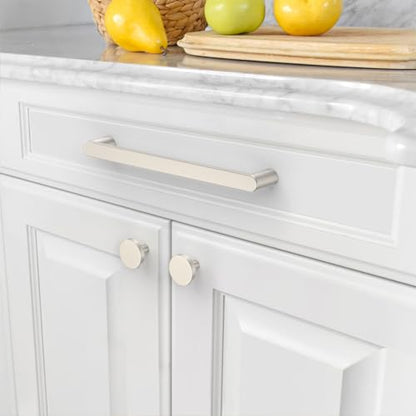 Amerdeco 10 Pack ZH0005BSN Brushed Satin Nickel Cabinet Pulls 10" - color: Brushed Satin Nickel, size: 10" hole center