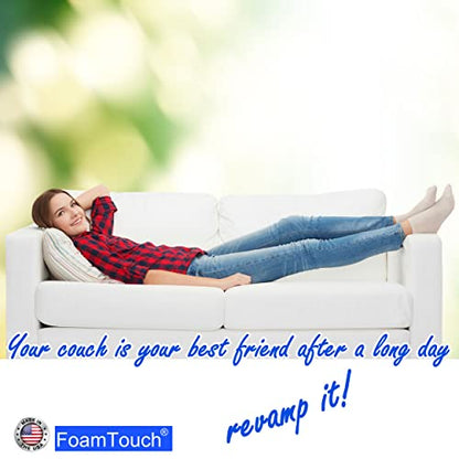 FoamTouch 3pack 1"x30"x72" Medium Density Upholstery Foam Sheet, 3 Count (Pack of 1), White - size: 3 Count (Pack of 1), style: 1x30x72MDF