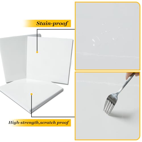 10 Sheets Peel and Stick Backsplash, 11.8"x11.8" Stick on Backsplash Tile Stickers Self Adhesive Backsplash Tile for Kitchen Bathroom Laundry Room - color: White, size: 10 Pack