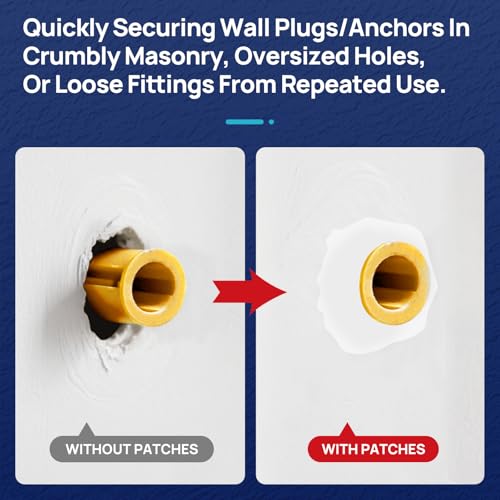 WRAPNLOCK Drywall Anchor Repair Kit - Fast Loose Anchor Fix