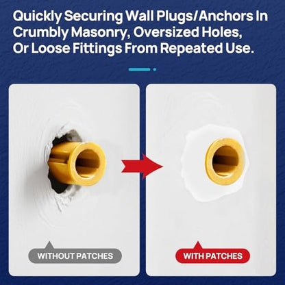 WRAPNLOCK Drywall Anchor Repair Kit - Fast Loose Anchor Fix