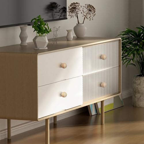 FoDau770 Round Ball Wood Knobs, 1-1/4" Diameter - Unfinished - 30 Pieces - color: Unfinished, size: 1-1/4 Inch