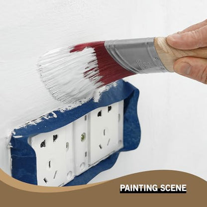 ROLLINGDOG 2.5 Inch Oval Angled Paint Brush - size: 2.5 Inch