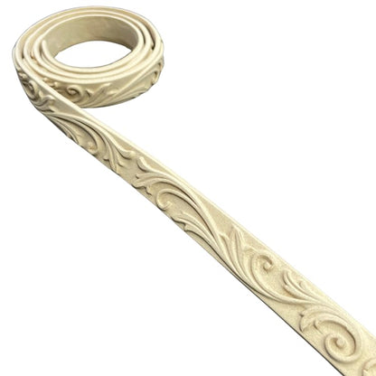 WoodUBend Pack of Two Trims TR124.1 100x2cm Heat Bendable & Flexible Wood Trims - DIY Craft, Furniture & Home Decor - Easy to Apply & Paint - Versatile, Reusable & Durable - size: Pack of 2 (100x2cm)