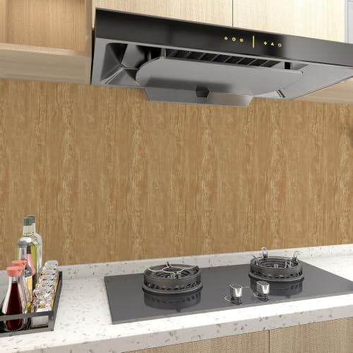 Peel and Stick Wallpaper Brown Wood Grain Contact Paper 23.6" x 118.1" - color: Brown, size: 23.6" x 118.1"