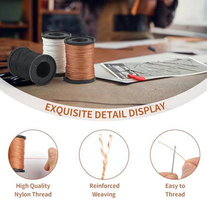 Upholstery Thread, Nylon Heavy Duty Sewing Kit, Needle and Thread
