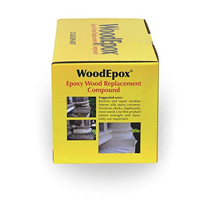 Abatron WoodEpox Kit - 2 Gallon - 2-Part Structural Epoxy Adhesive and Wood Hardener - Wood Filler Putty - size: 256 fluid ounce