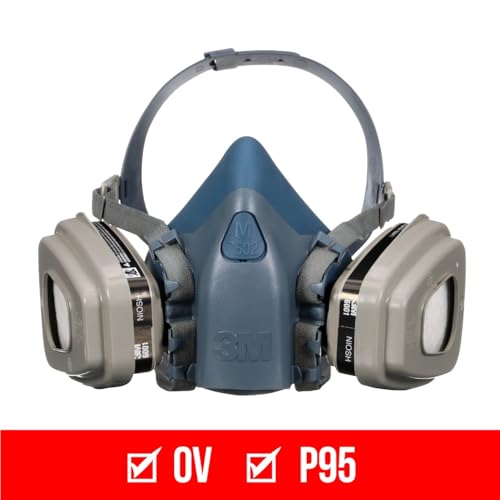 3M OV/P95 Advanced Comfort Reusable Respirator 7512P1-DC, Medium