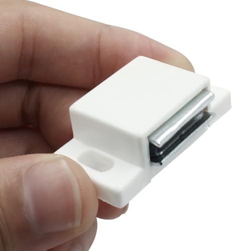 Litoexpe 6 PCS White Magnetic Door Catch - color: White