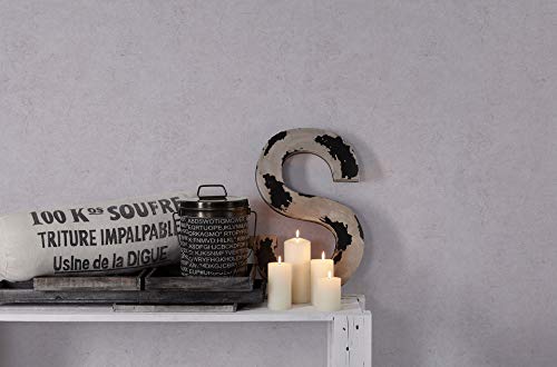 A.S. Création Plain Wallpaper Elements Non-Woven 10.05 m x 0.53 m Grey Made in Germany 369114 36911-4 - color: Blue Grey