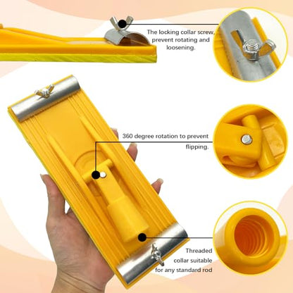 Pole Sander Replacement Head, Drywall Sander with No-Flip Design - size: Pole Sander, 1pcs