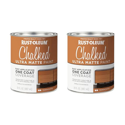 Rust-Oleum Chalked All-in-One Ultra Matte Terracotta Paint