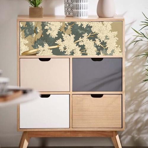 OLYCRAFT 3 Sheets Rub on Transfers 6x12 Inch Oriental Trees Furniture Transfers Self-Adhesive Waterproof Transfer Stickers Tree Rub on Decals for Wood Glass Porcelain Dressers Home Decor - style: Oriental Tree