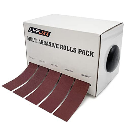 Emery Cloth Roll, 5 Grits, 8M - size: 5rolls 8m