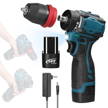 18V 2 in 1 Power Drill, Electric Screwdriver, Screw Driver