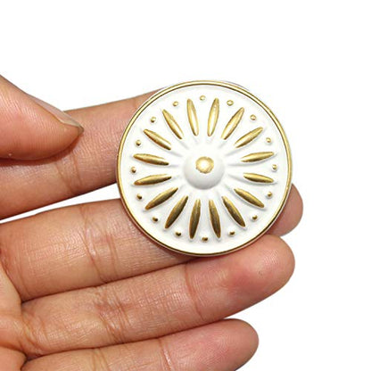 Cabinet Knob, 10Pcs 35mm Single Hole Ceramic knob Dresser Cupboard Cabinet Drawer Knobs Wardrobe Door Pull Handle for Home Office