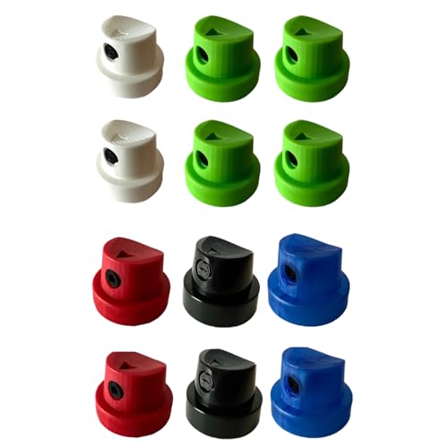 Replacement Spray Paint Caps Variety Pack Aerosol Spray Can Cap Tips Nozzles DIY Home Improvement Projects Pro Tagger Artists Art Street Art Tips - Made in USA (12pcs(2pk))