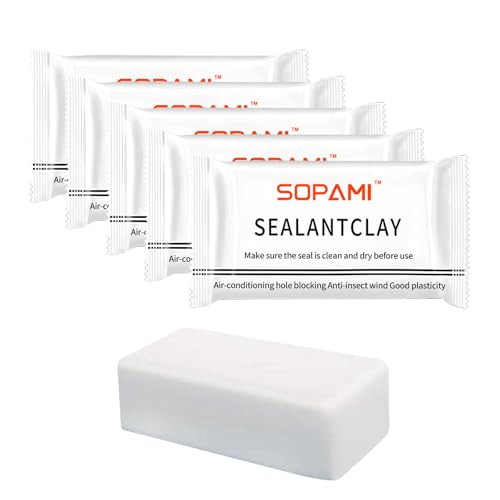 SOPAMI sealant Clay White Waterproof Sealant Putty-Wall Hole Repair 10pcs - size: 10 Pcs