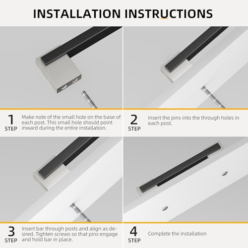Rergy 20 Pack 4 Or 5 Inch Hole Spacing Black and Nickel Cabinet Pulls - color: Black and Brushed Nickel, size: Hole Center: 4in(102mm) and 5in(128mm)