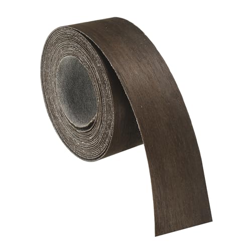 uxcell 1-1/2 Inch x 13ft Wood Veneer Edge Banding, Pre-Glued Flexible Eucalyptus Edging Strips, Iron on with Hot Melt Adhesive Wood Tape for Cabinet Repair and Furniture Restoration - size: 1-1/2 Inch x 13ft