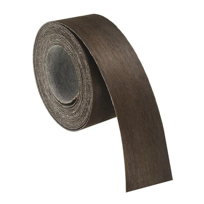 uxcell 1-1/2 Inch x 13ft Wood Veneer Edge Banding, Pre-Glued Flexible Eucalyptus Edging Strips, Iron on with Hot Melt Adhesive Wood Tape for Cabinet Repair and Furniture Restoration - size: 1-1/2 Inch x 13ft