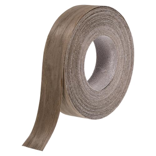 uxcell 1.5" x49 ft Veneer Edge Banding, Pre-Glued Iron on, Black Walnut - color: Black Walnut, size: 1.5" x 49 ft