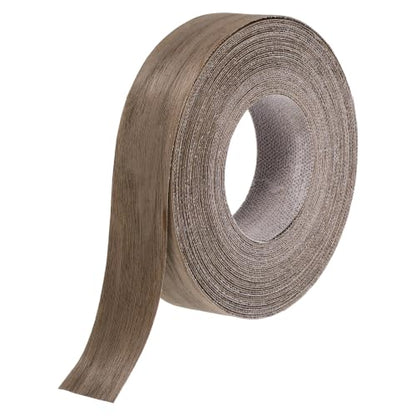 uxcell 1.5" x49 ft Veneer Edge Banding, Pre-Glued Iron on, Black Walnut - color: Black Walnut, size: 1.5" x 49 ft
