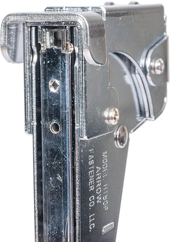 Arrow HT50 Heavy Duty Hammer Tacker, Chromed-Steel Manual Stapler with Sure-Grip Handle, Dual-Capacity Rear-Load Magazine, Fits 5/16”, 3/8", or 1/2" Staples (Pack of 4) - size: (4-Pack)