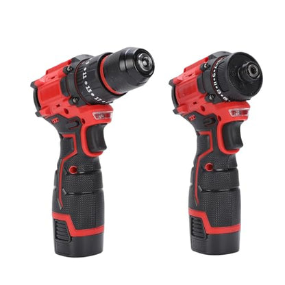 Cordless Drill and Impact Driver Set for Furniture Assembly(US Plug 110V)