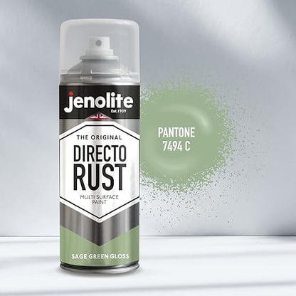 JENOLITE Directorust Gloss Finish Aerosol, Sage Green 1x13.5oz - color: Sage Green