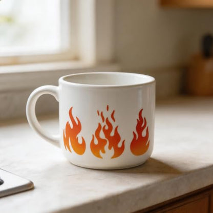 TIAMECH A4 Reusable Multiple Flame Fire Stencil for Painting - color: Multiple Flame Fire