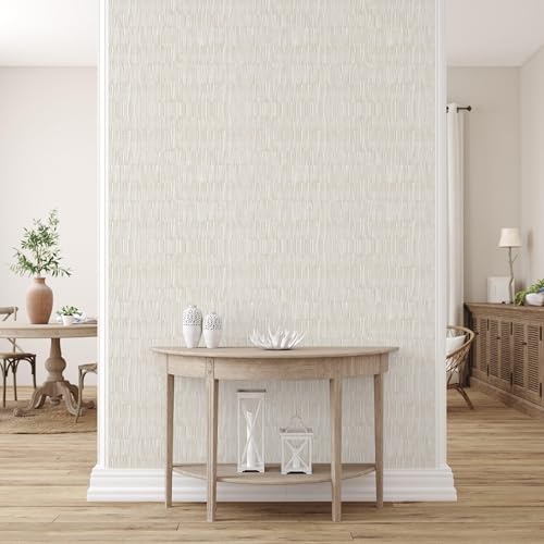 Peel and Stick Wallpaper Sheets, Modern Buff, 12-Pack - style: Modern
