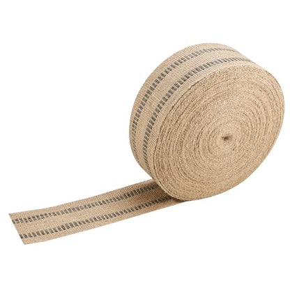 Upholstery Webbing for Chair, 3.5" Jute Webbing,33Yd Upholstery Strap