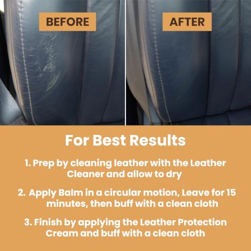 Furniture Clinic Leather Recoloring Balm, Dark Grey Leather Dye - color: Dark Grey, size: Balm