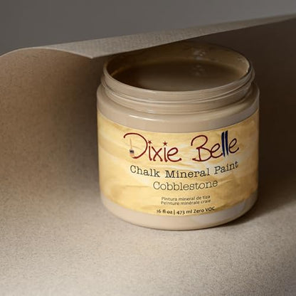 Dixie Belle Paint Company Chalk Mineral Paint - Cobblestone (8oz) - color: Cobblestone, size: 8 Fl Oz (Pack of 1)