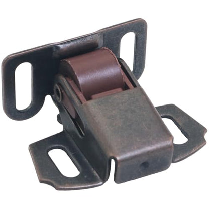 4PCS Furniture Hardware Fittings Roller Bumper Ball Door Buckle Red Antique Single Wheel Door Clip Buckle with Screws 5pcs for Cabinet Wardrobe Door Roller Door Latch