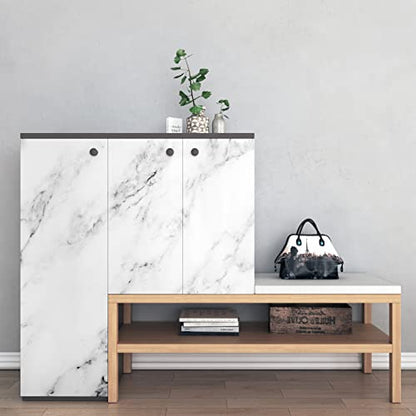 Decotalk 30"x200" Countertop Vinyl Wrap Marble Contact Paper White Counter Cover for Countertops Waterproof Matte Marbles Contact Paper for Counter Top Removable Marble Wallpaper Peel and Stick - size: 30" x 200"